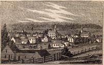 view of Waterbury, 1836