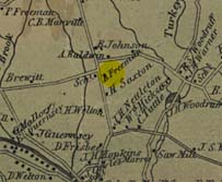 Map of Watertown (detail)